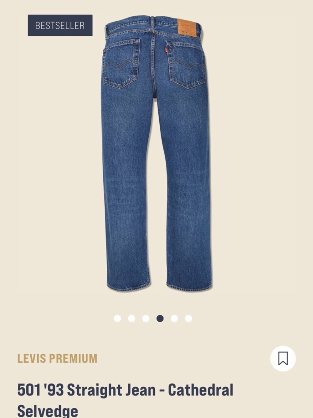 Levi's Men's Straight Jeans in Cathedral Blue